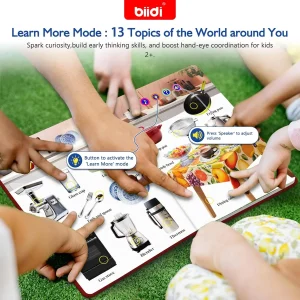 Talking E-Book Montessori Interactive Toy for Children - Thumbnail Image 3