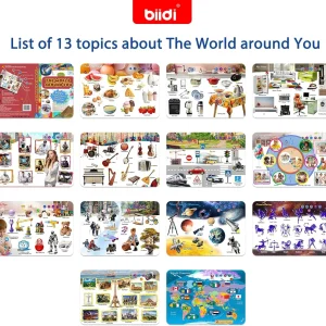 Talking E-Book Montessori Interactive Toy for Children - Thumbnail Image 4