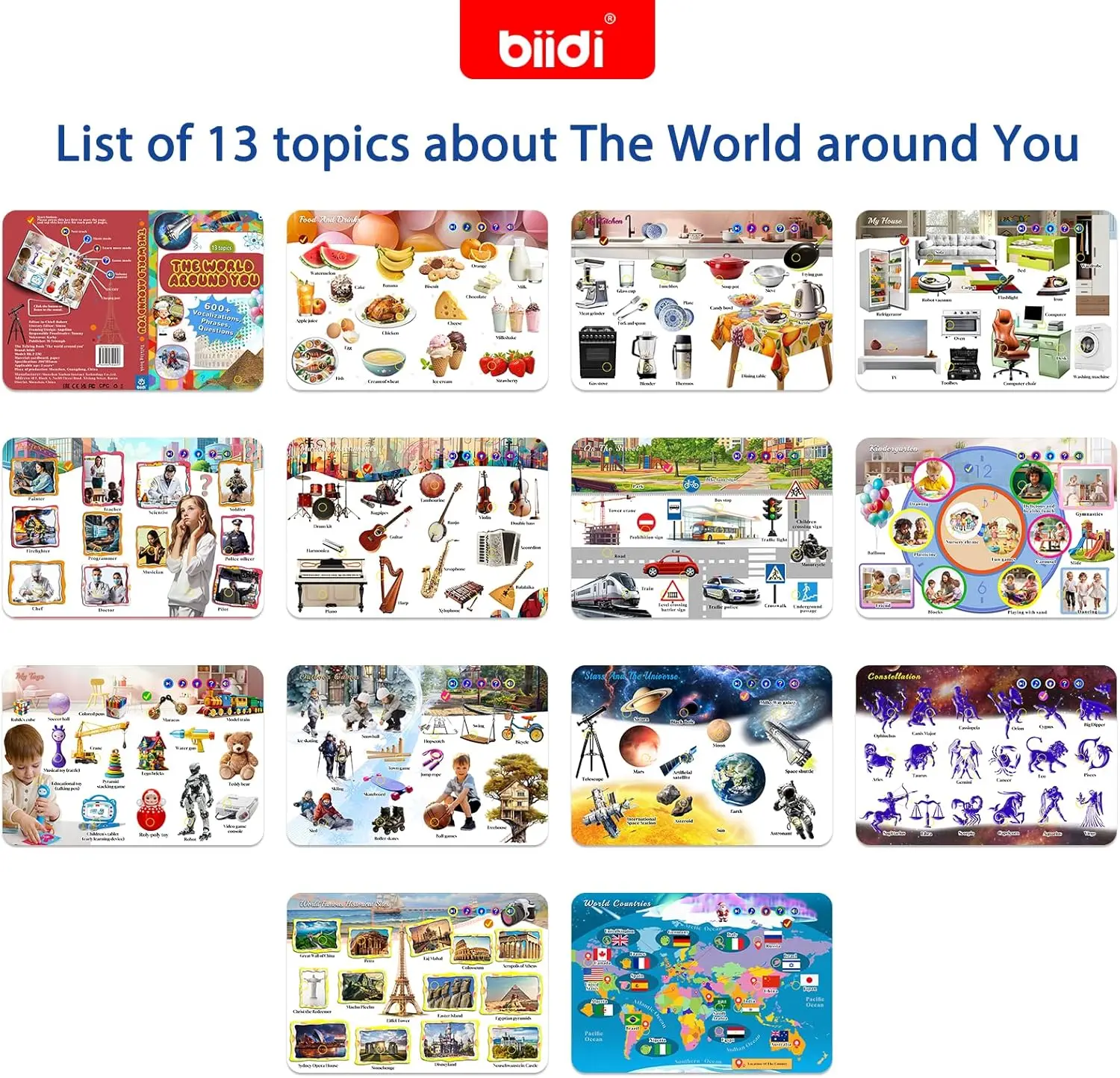 Talking E-Book Montessori Interactive Toy for Children - Image 4