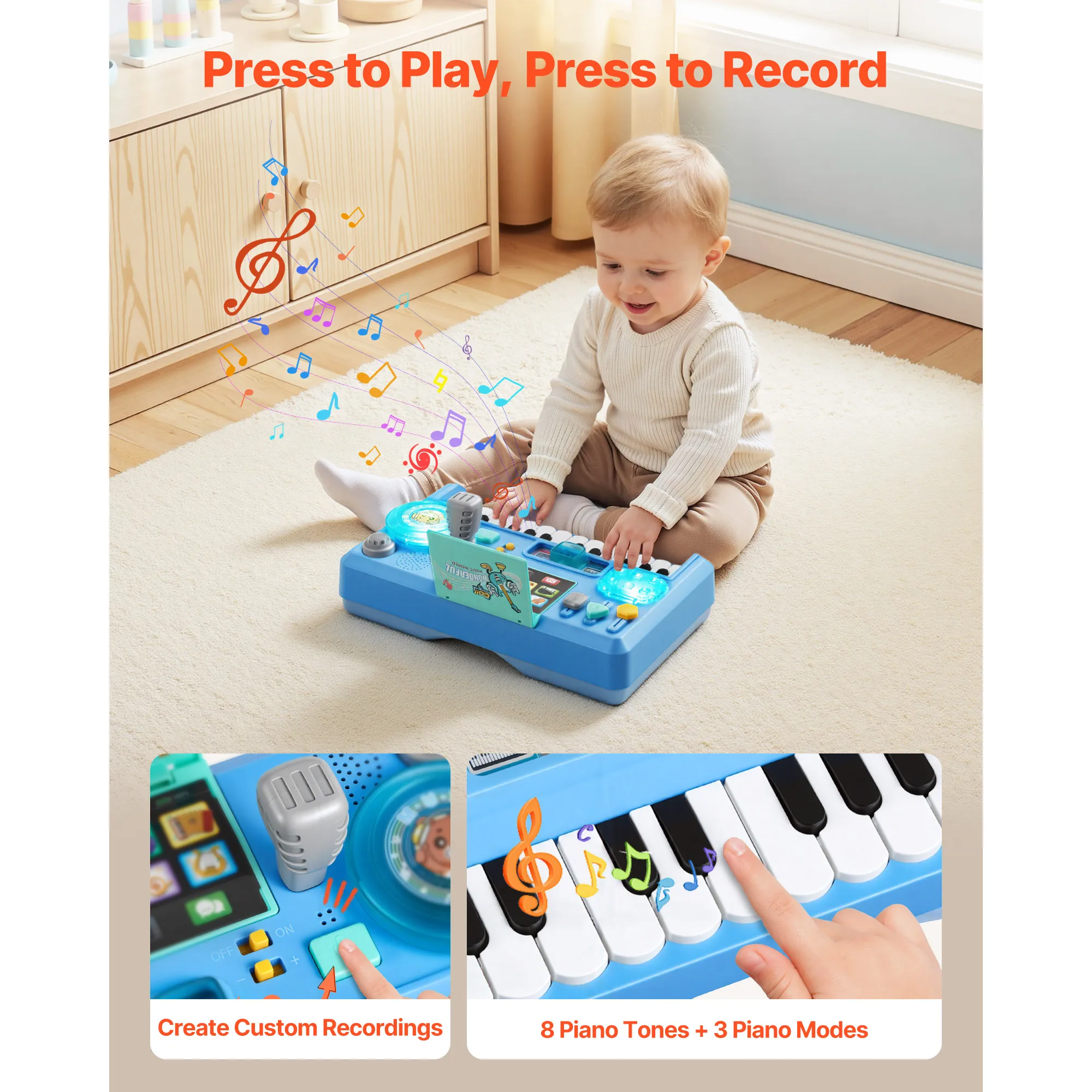 SucceBuy Baby DJ Playset for Toddlers - Image 3