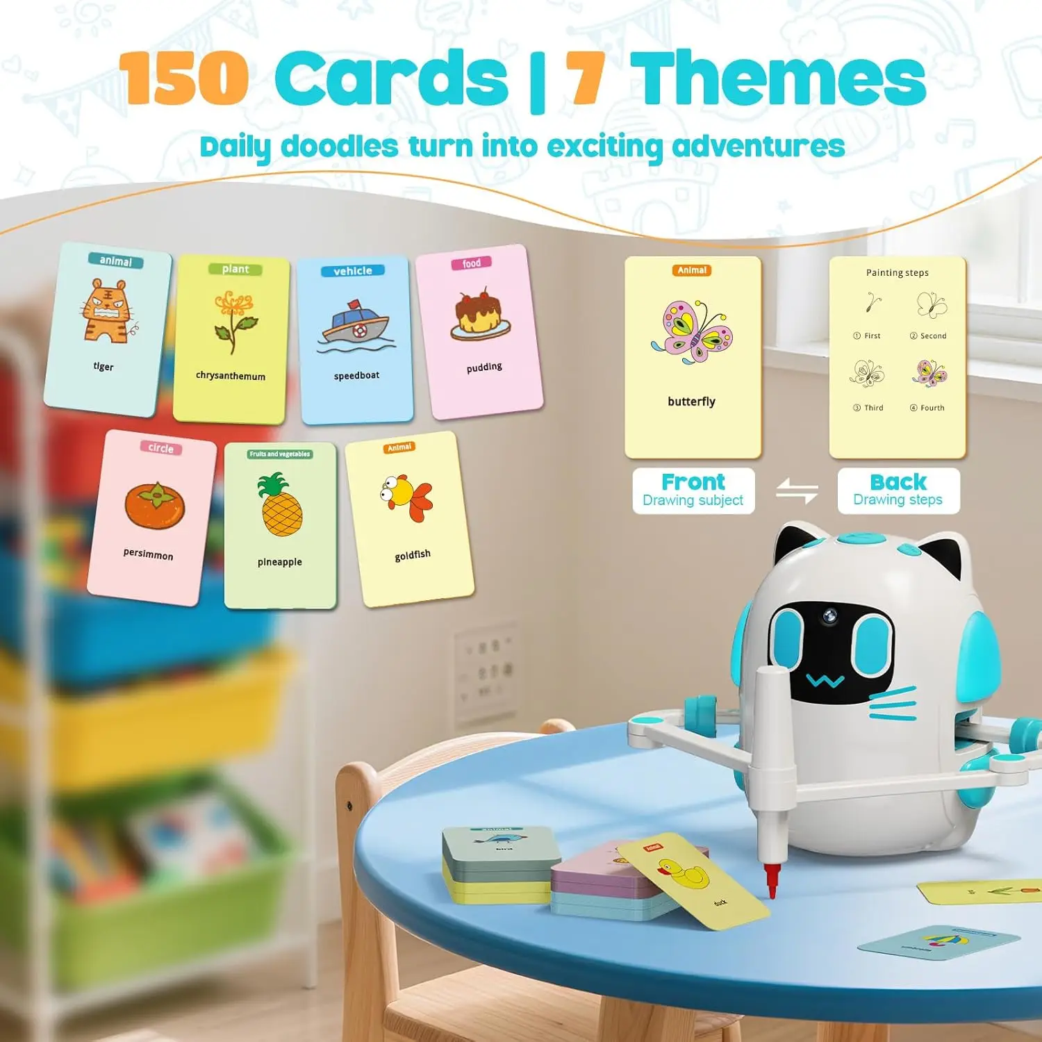 Smart Scan Drawing Robot for Kids, - Image 3
