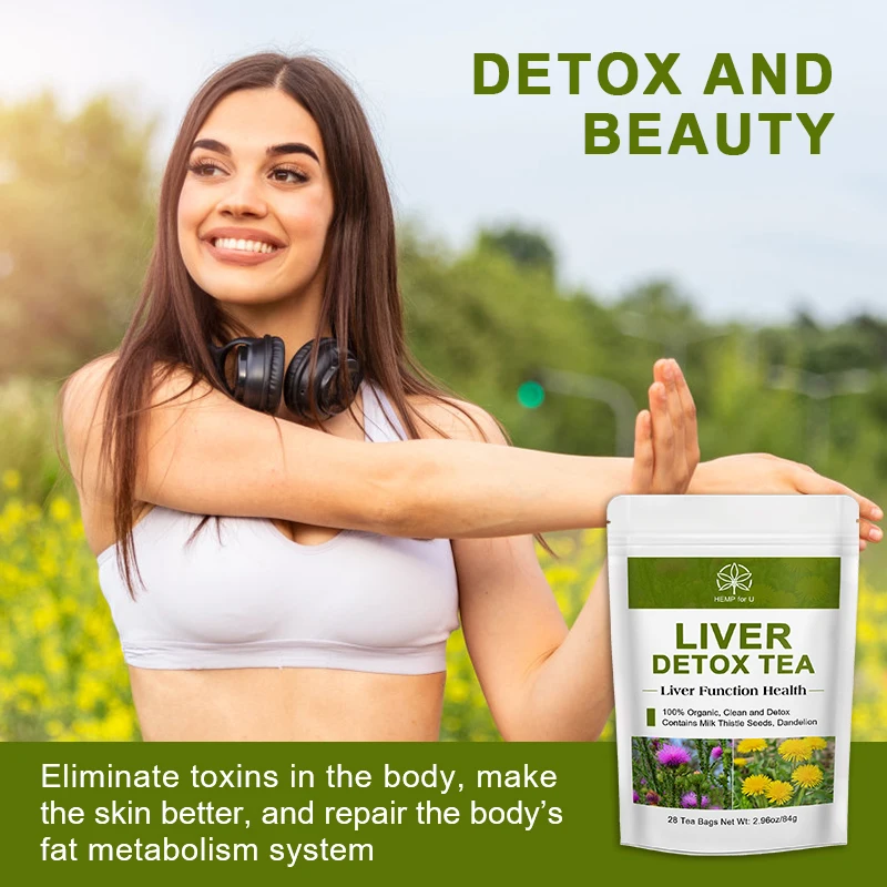 100% Liver Detox Drink Contains Natural Plants Milk Thistle and Dandelion - Image 3