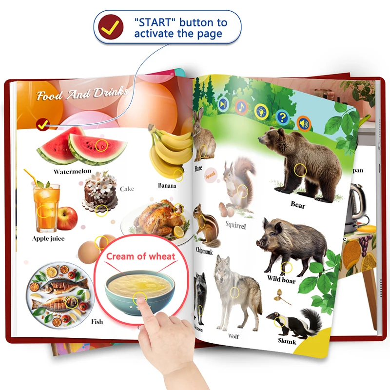 Talking E-Book Montessori Interactive Toy for Children - Image 1