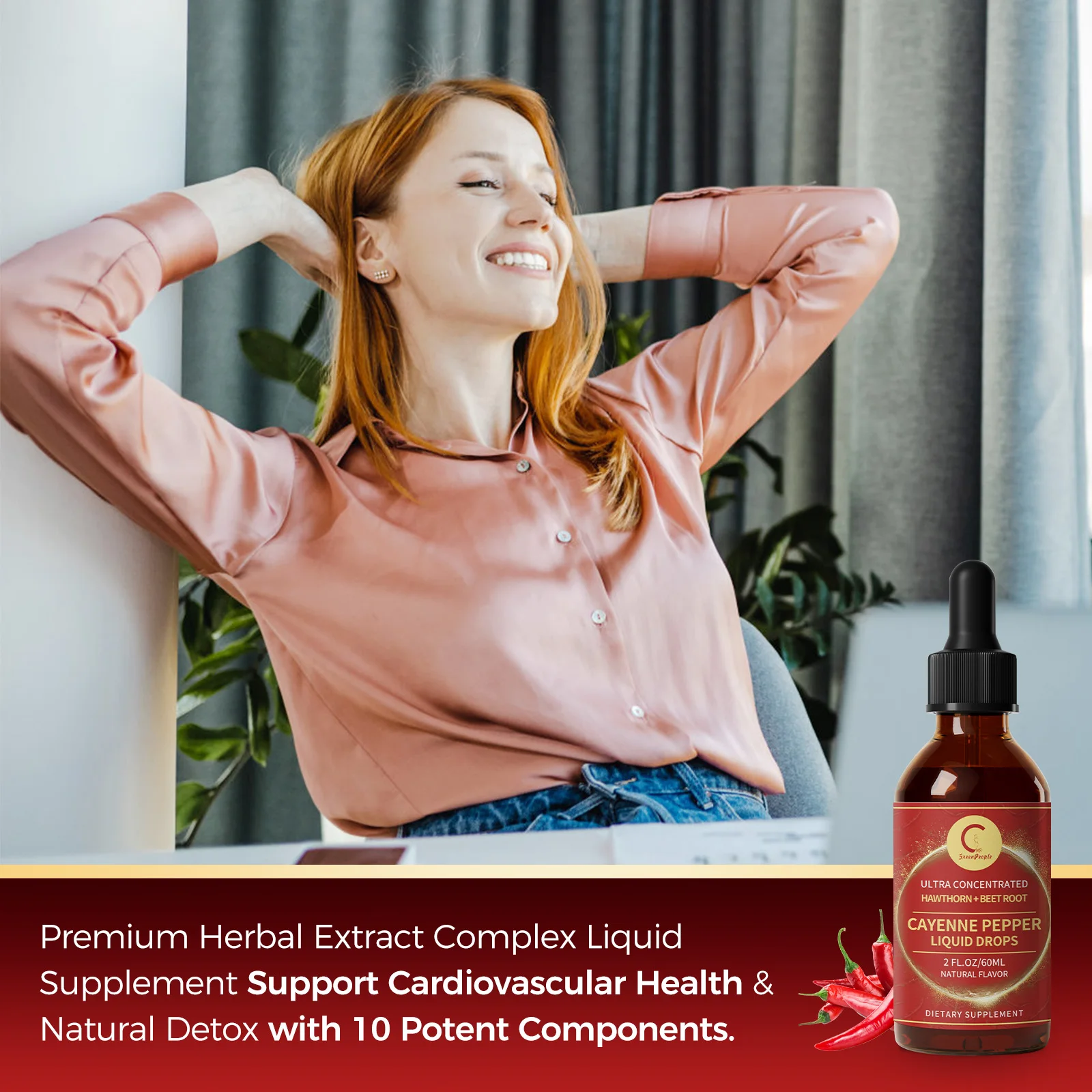 Organic Cayenne Pepper Drops 7-in-1 Complex Turmeric - Image 5