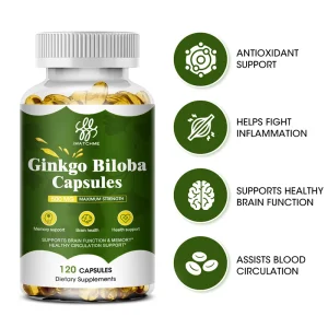 Ginkgo Biloba Extra Strength Herbal Supplement - Thumbnail Image 2