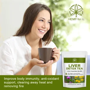 100% Liver Detox Drink Contains Natural Plants Milk Thistle and Dandelion - Thumbnail Image 6