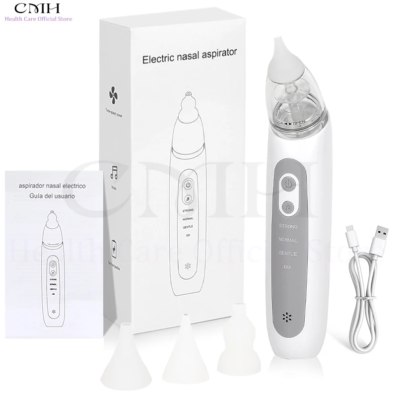 Electric Baby Nasal Aspirator 3 Suction Modes - Image 4