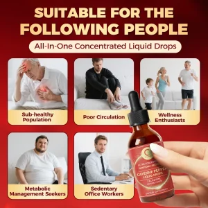 Organic Cayenne Pepper Drops 7-in-1 Complex Turmeric - Thumbnail Image 4