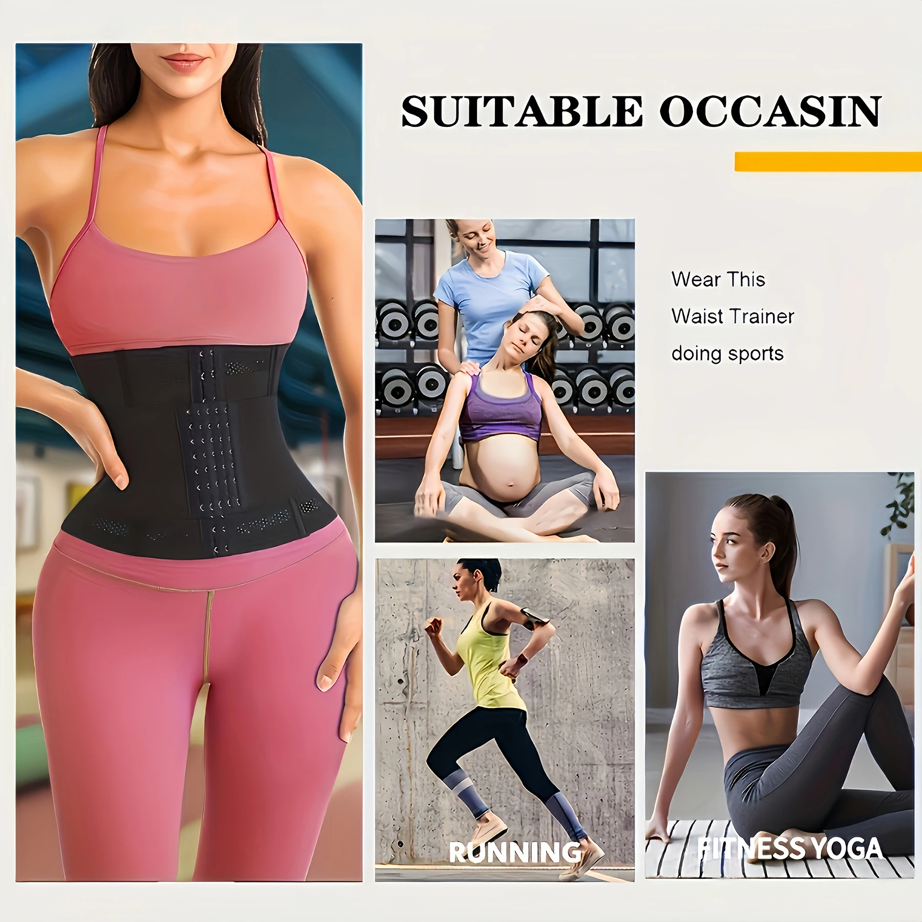 Tummy Control Sport Girdle Hourglass Body Shaper - Image 3