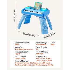 SucceBuy Baby DJ Playset for Toddlers