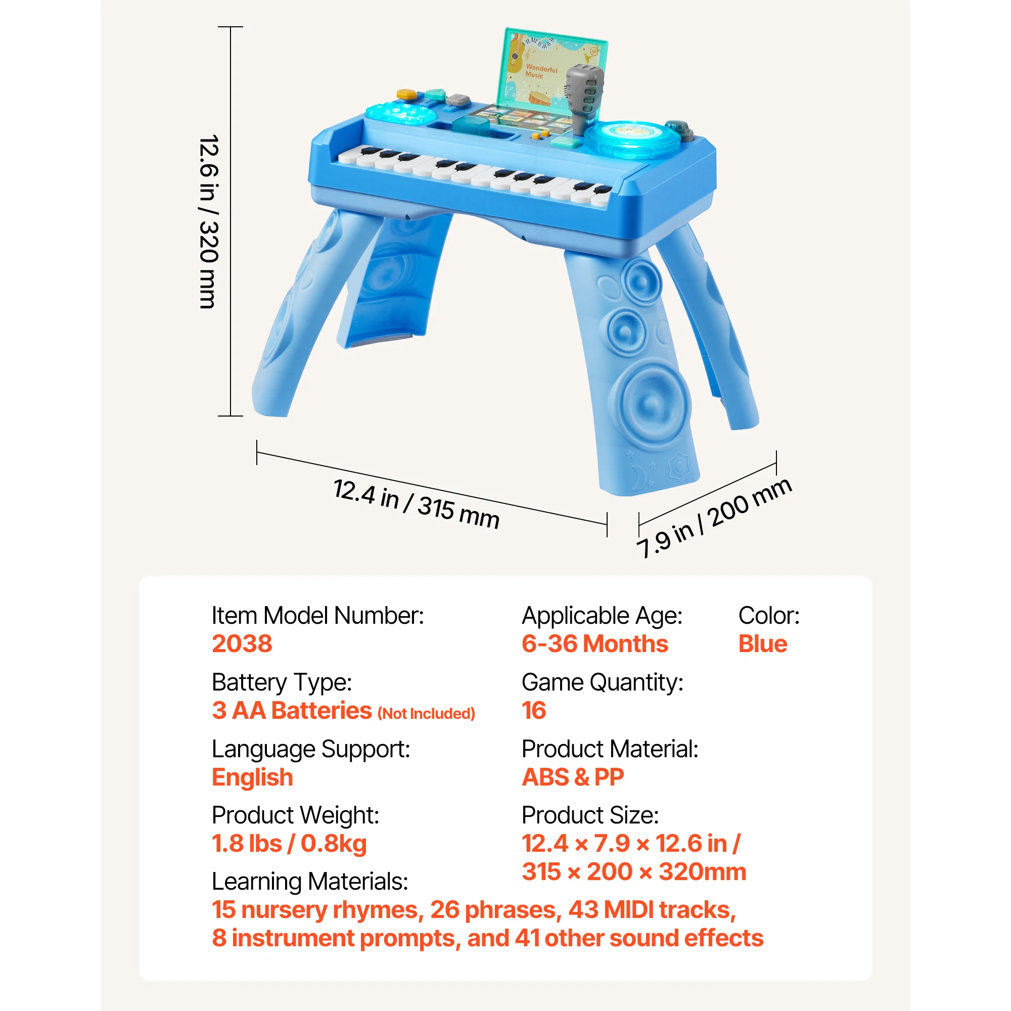 SucceBuy Baby DJ Playset for Toddlers - Image 1
