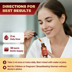Organic Cayenne Pepper Drops 7-in-1 Complex Turmeric - Thumbnail Image 6