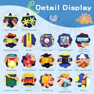 Felt Busy Board Activity Book, I - Thumbnail Image 4