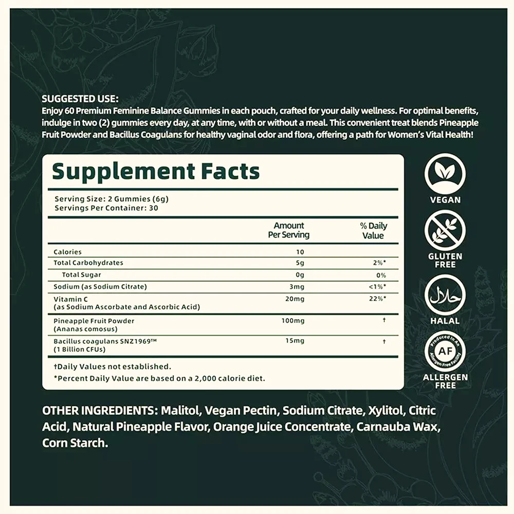 Vital Source Feminine Balance Gummies - Image 4