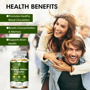 Ginkgo Biloba Extra Strength Herbal Supplement - Thumbnail Image 3