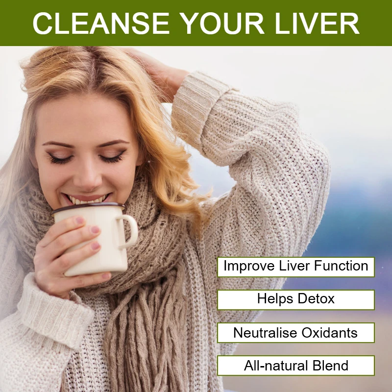 100% Liver Detox Drink Contains Natural Plants Milk Thistle and Dandelion - Image 4