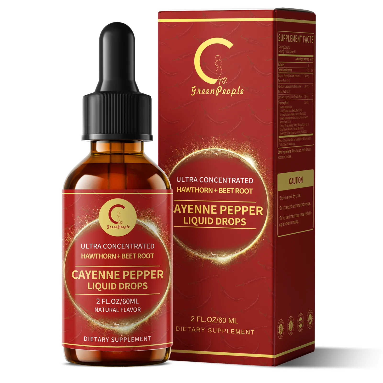 Organic Cayenne Pepper Drops 7-in-1 Complex Turmeric - Image 7