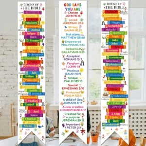 3Pcs Books of the Bible Banners