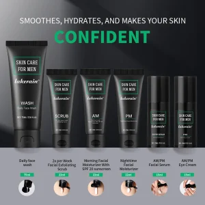 Men Skincare Deep Cleansing Face Wash Oil Control kit - Thumbnail Image 3