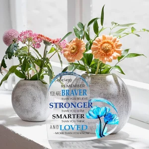 Heart Acrylic Desk Plaque - Thumbnail Image 3