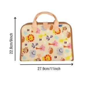 Jungle Wild Animal Felt Quiet Busy Board for Toddlers - Thumbnail Image 2
