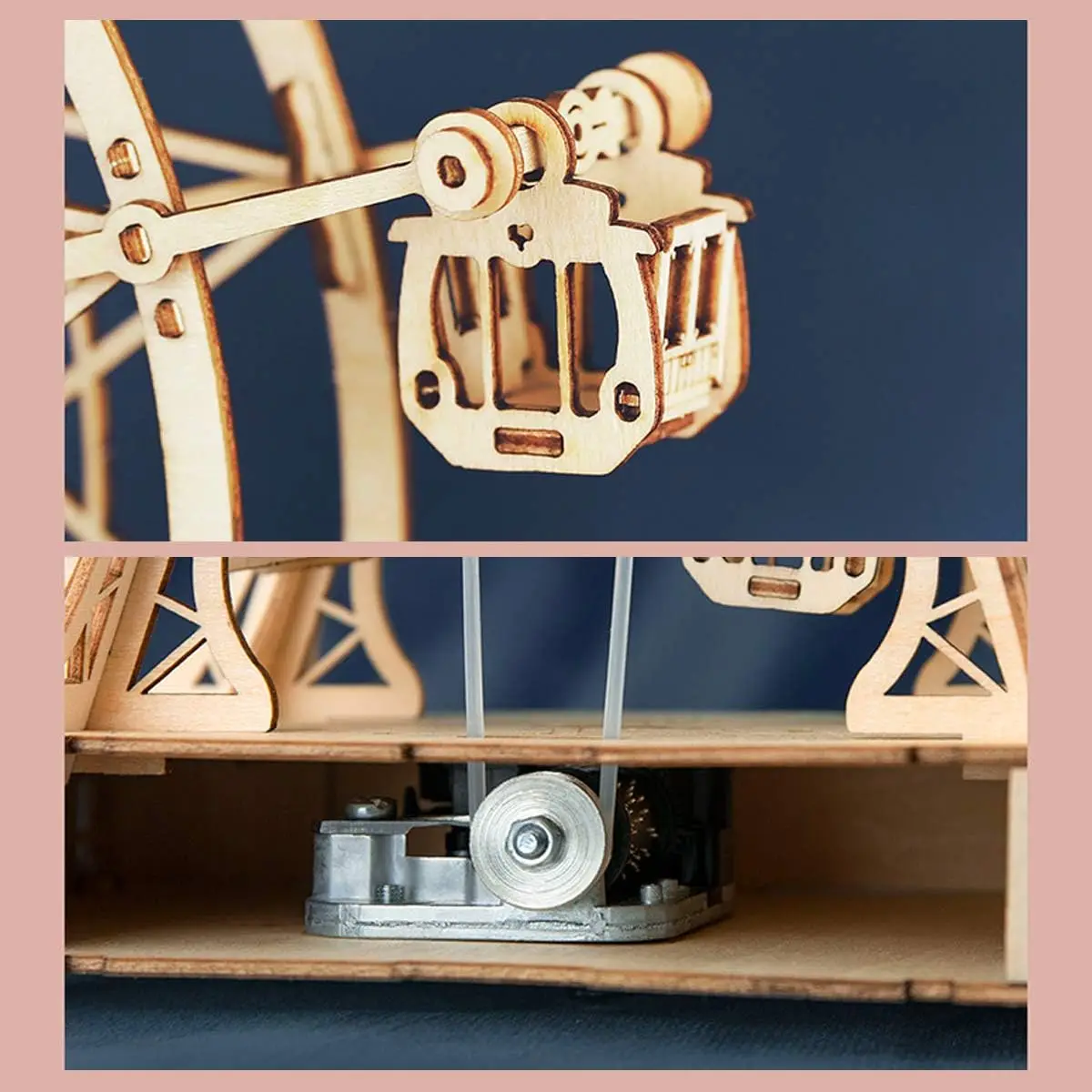Robotime Rolife 3D Puzzle Ferris Wheel Music Box - Image 2