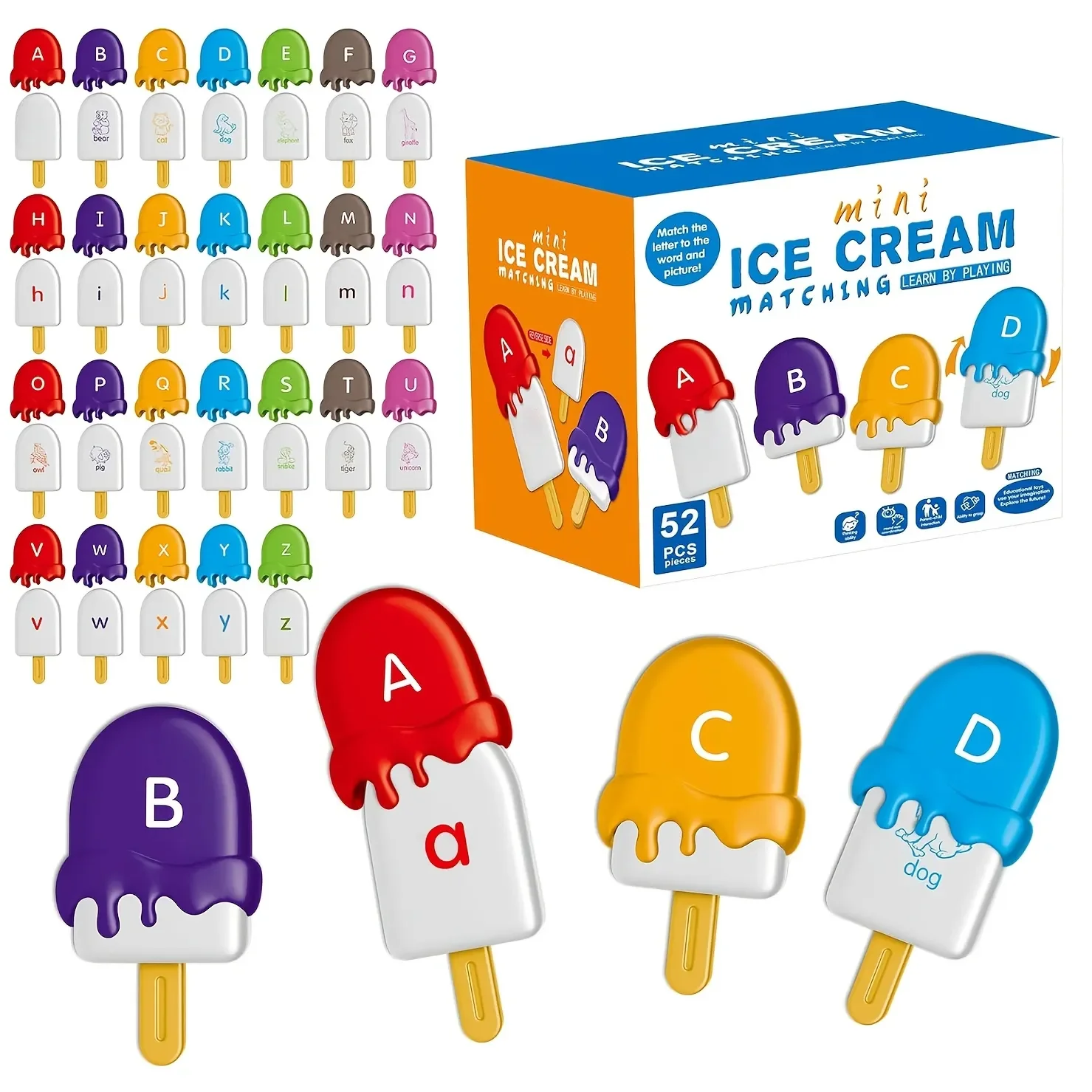 SKYQITIAN Early Education Ice Cream Shape - Image 3