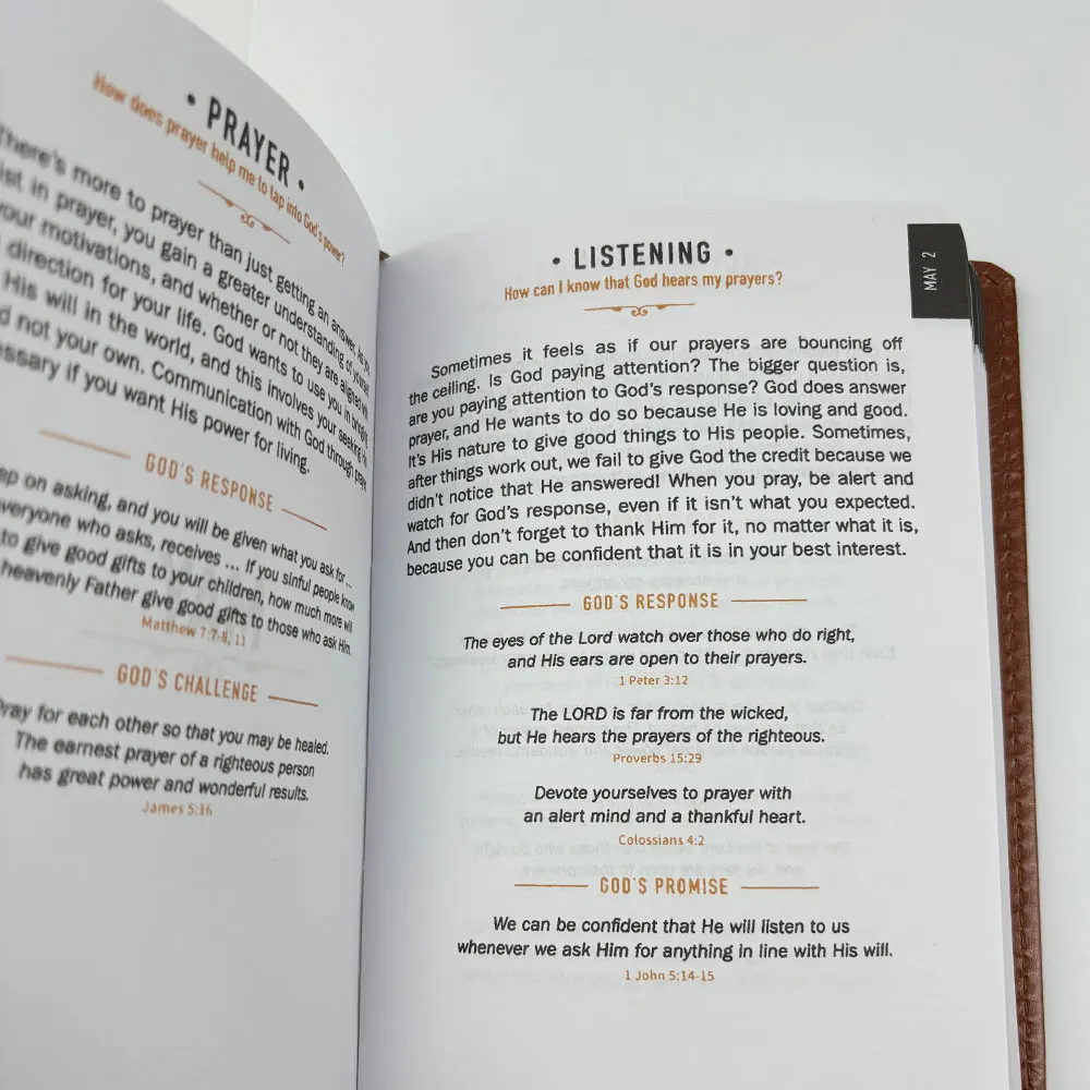 Hardcover Daily Thought Reflection Journal For Men - Image 4