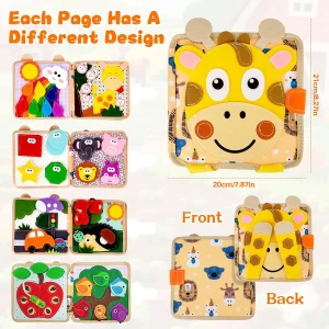 Children's baby early education busy book - Thumbnail Image 2