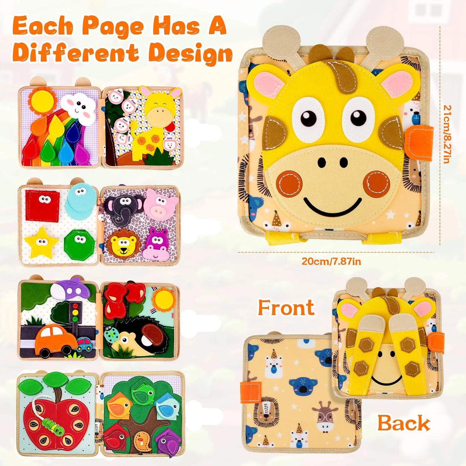 Children's baby early education busy book - Image 2