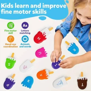 SKYQITIAN Early Education Ice Cream Shape