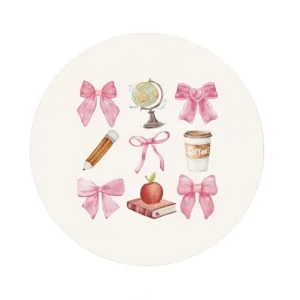 Coquette Pink Cross Christian Mouse Pad - Thumbnail Image 11