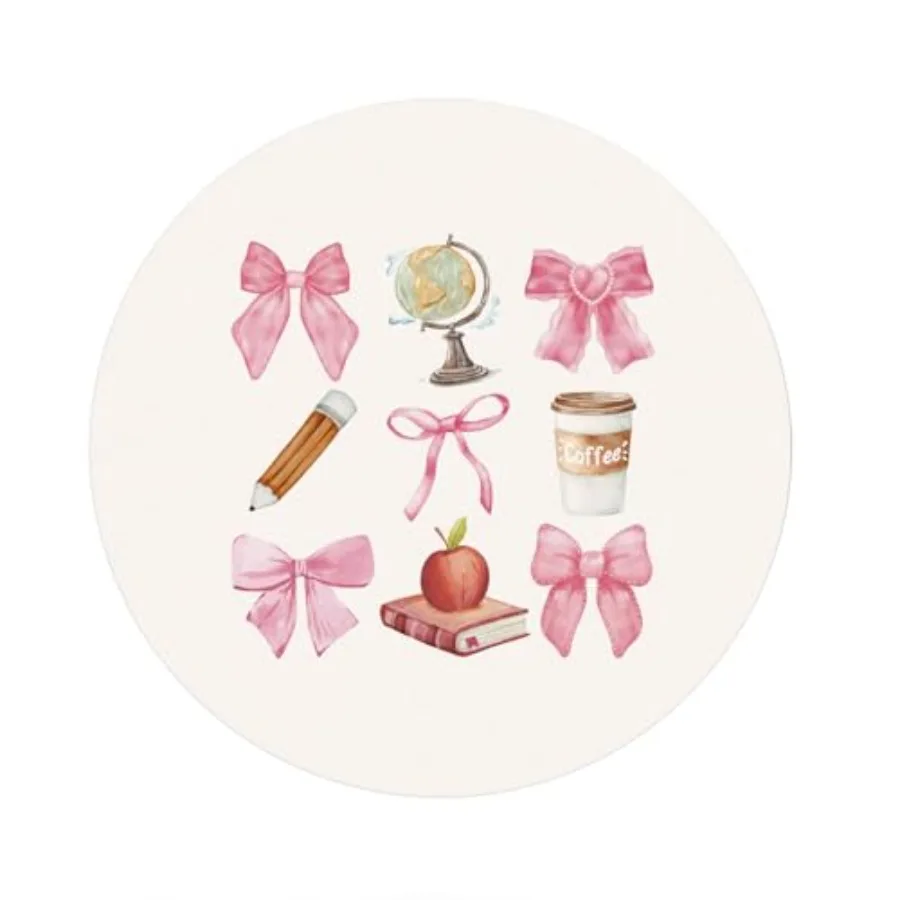 Coquette Pink Cross Christian Mouse Pad - Image 11