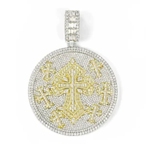 LYEE CYEE Full Diamond Disc Cross - Thumbnail Image 4