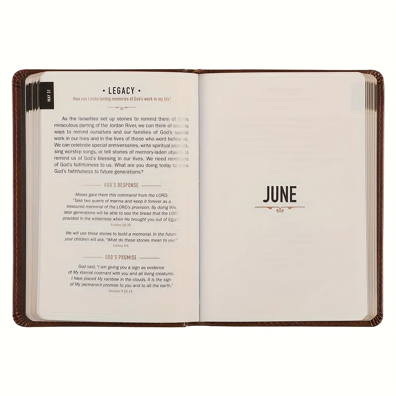 Hardcover Daily Thought Reflection Journal For Men - Image 3