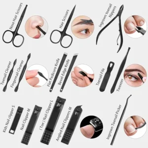 Nail Clippers Set, 26 Pcs Manicure Set and Pedicure Kit - Thumbnail Image 3