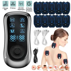 Dual Channel TENS EMS Muscle Stimulator Machine - Thumbnail Image 2