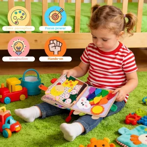 Children's baby early education busy book - Thumbnail Image 3
