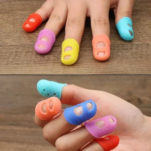 5pcs/Lot Multifunctional Silicone Thimbles