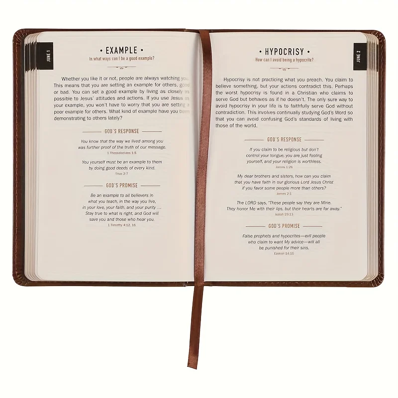 Hardcover Daily Thought Reflection Journal For Men - Image 2