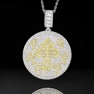 LYEE CYEE Full Diamond Disc Cross - Thumbnail Image 2