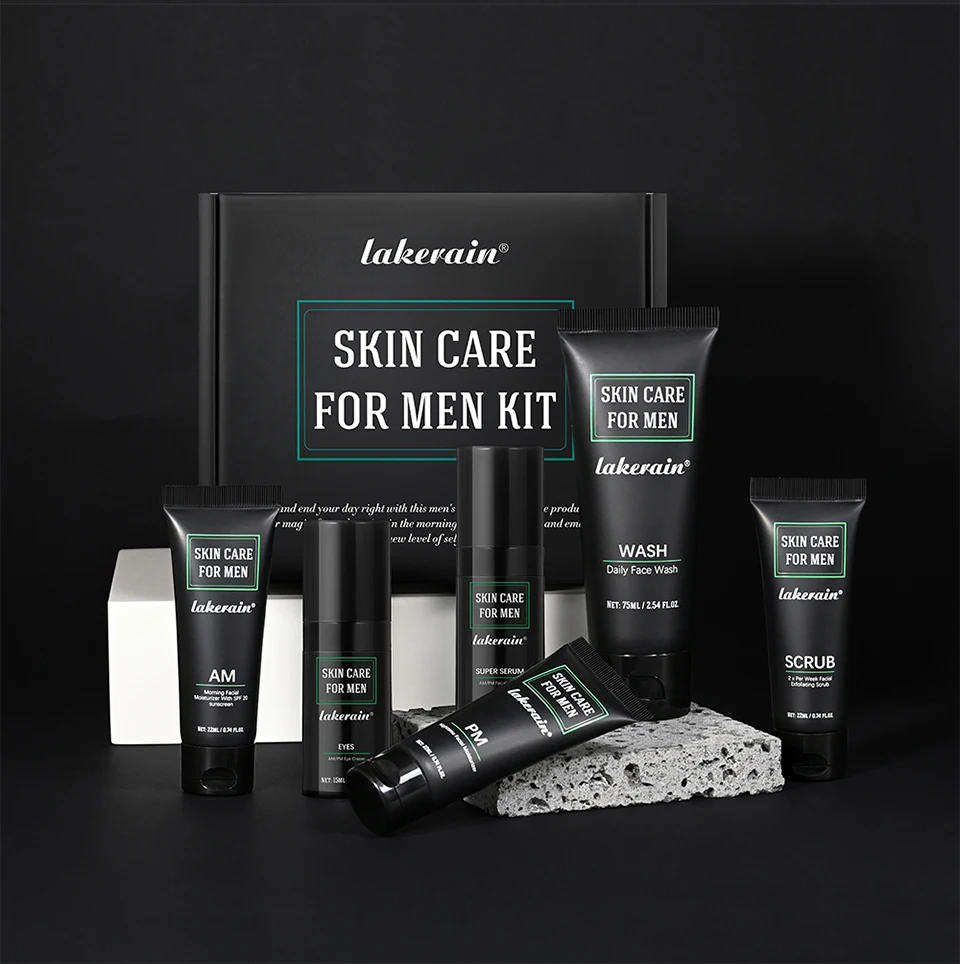 Men Skincare Deep Cleansing Face Wash Oil Control kit - Image 4