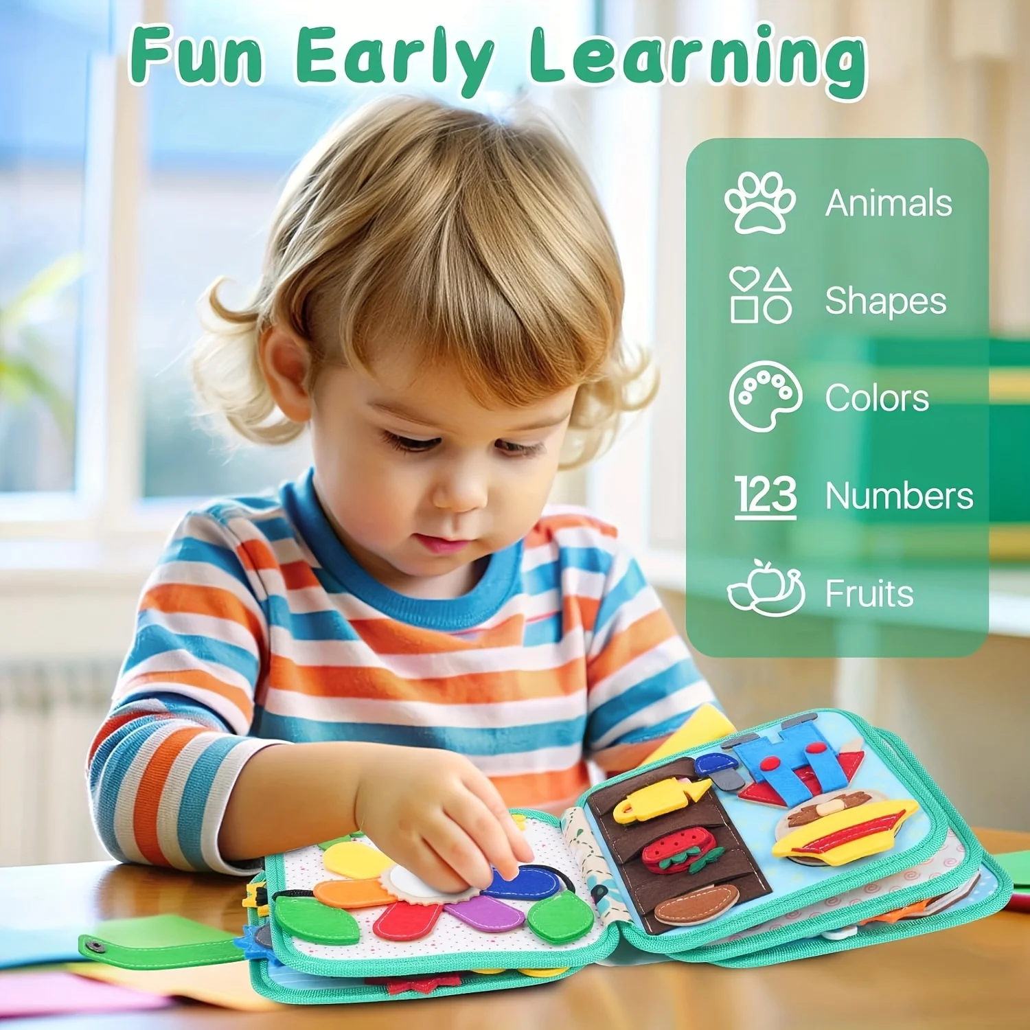 Children's baby Early Education Intelligence Learning baby Toys - Image 3