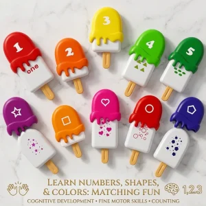 SKYQITIAN Early Education Ice Cream Shape - Thumbnail Image 5