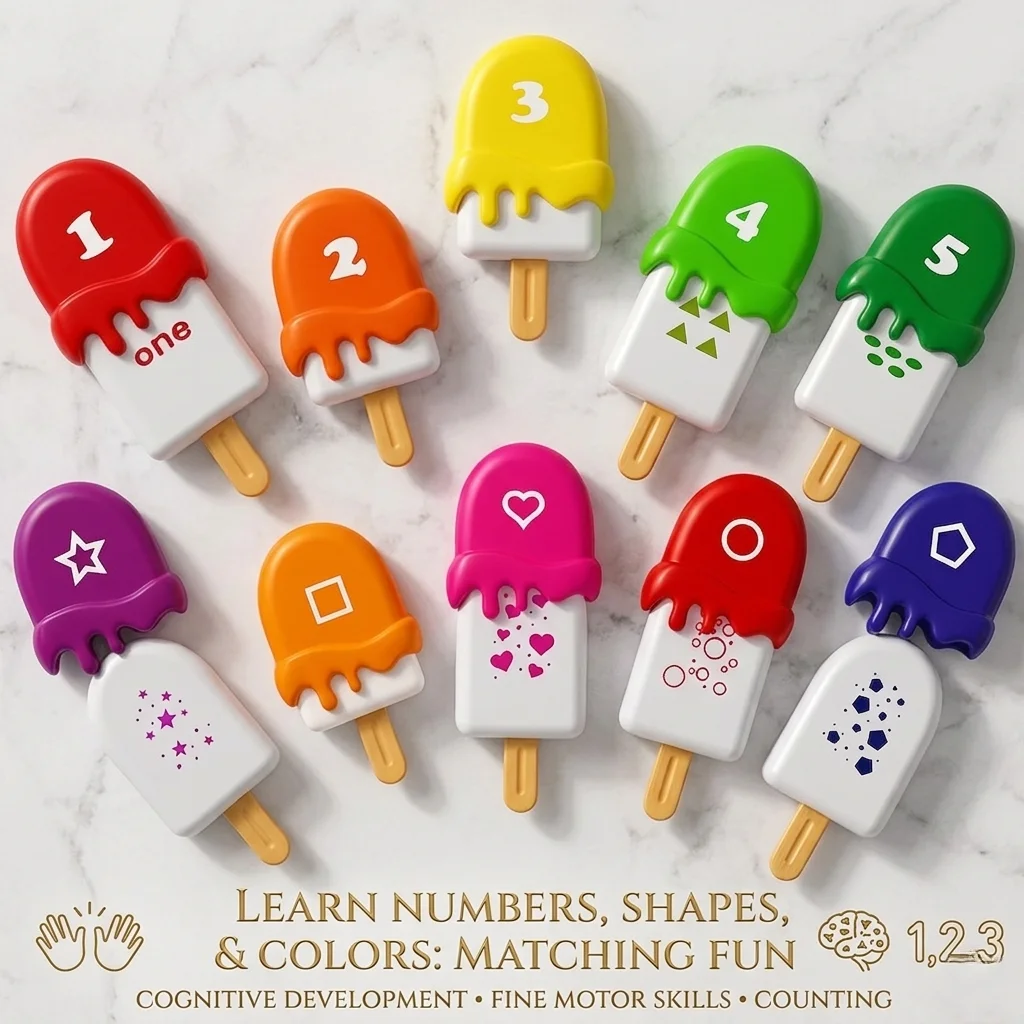 SKYQITIAN Early Education Ice Cream Shape - Image 5