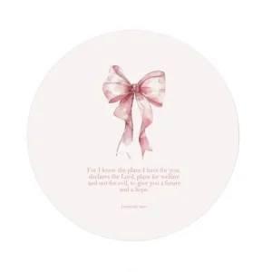 Coquette Pink Cross Christian Mouse Pad - Thumbnail Image 9