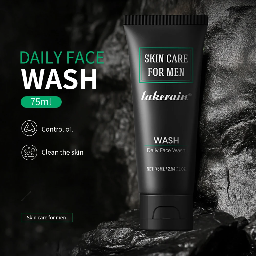 Men Skincare Deep Cleansing Face Wash Oil Control kit - Image 1